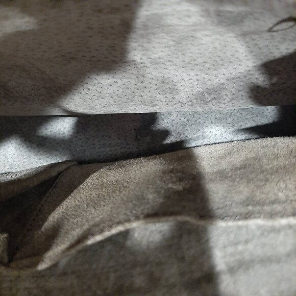 Crocodile embossed faux leather burgundy brown minimalist hand  bag - Picture 11 of 11